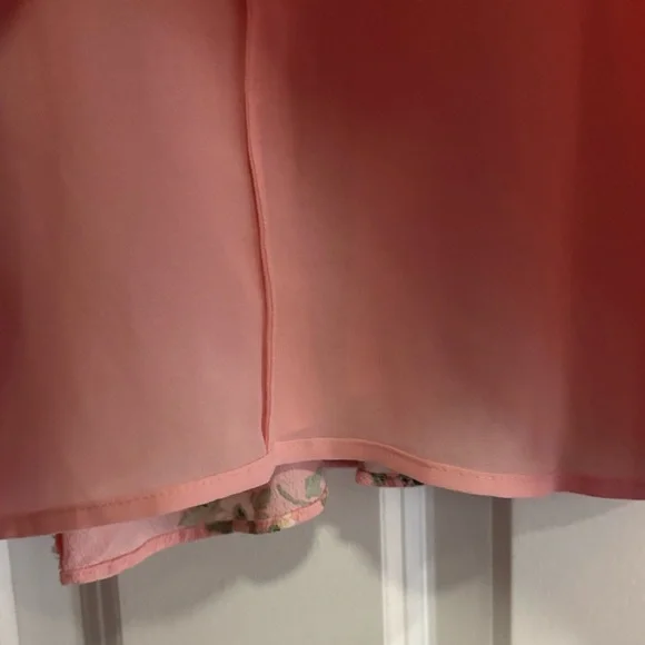 & Other Stories Pink Floral Short Sleeve Dress, size 2 - Picture 4 of 7